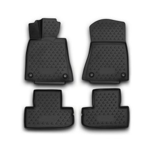 Lexus RC350 Floor Mats - Omac - Rubber TPE - Black - 2015